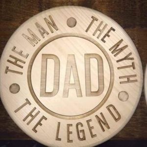 Wood home Decor for Dad (unfinished) DIY